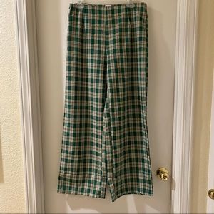 Princess Polly Checkered Green Pants